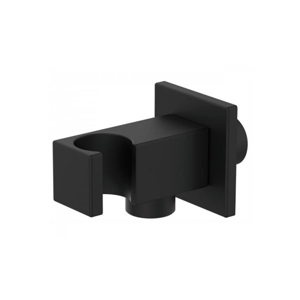 Вивід із тримачем для ручного душу GRB Hydro Black (05006701)