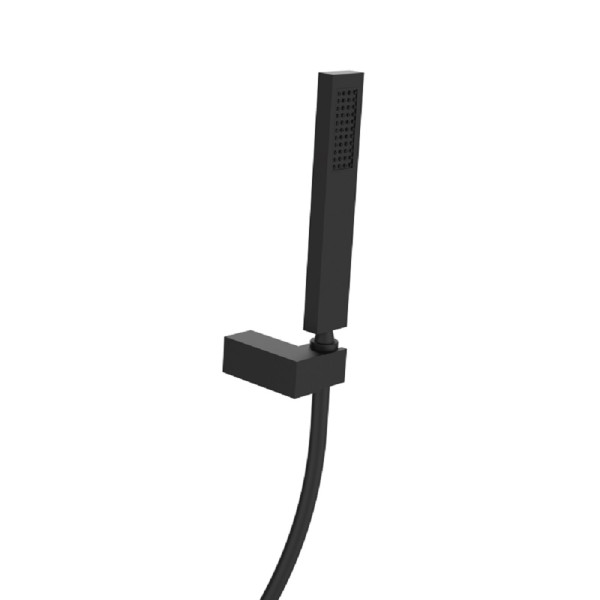 Ручний душ із тримачем та шлангом GRB Hydro Black (05040025)