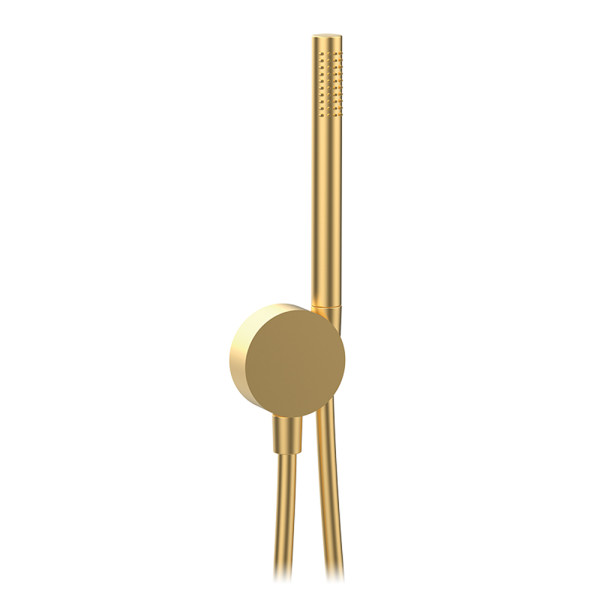 Ручний душ із виводом зі стіни, тримачем та шлангом GRB Hydro Brushed Gold PVD (05040988)