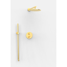 Душовий комплект з термостатом GRB Aura Brushed Gold PVD (07075588)