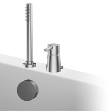 Змішувач для ванни GRB Time Stainless Steel PVD (46230493) з ручним душем
