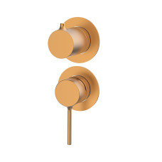 Вбудований змішувач з дивертором GRB Time Copper PVD (447235455)