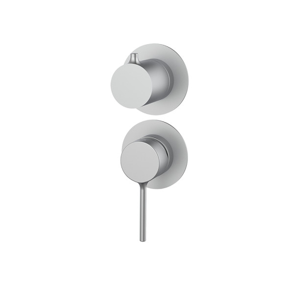 Вбудований змішувач з дивертором GRB Time Stainless Steel PVD (47235493)