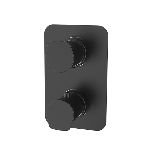 Вбудований змішувач термостатичний GRB Nava Metal Black PVD (66120692)