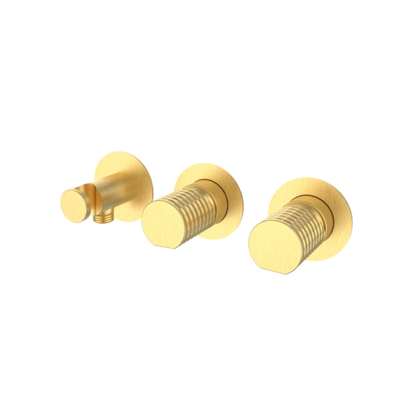 Змішувач вбудований з дивертором GRB Aura Brushed Gold PVD (75735488)