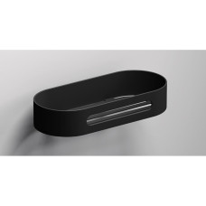 Полиця для душової кабіни Sonia S5 Black 215 мм (176496)