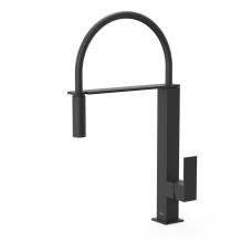 Змішувач для кухні Tres Kitchen (00648701NM) з гнучким виливом