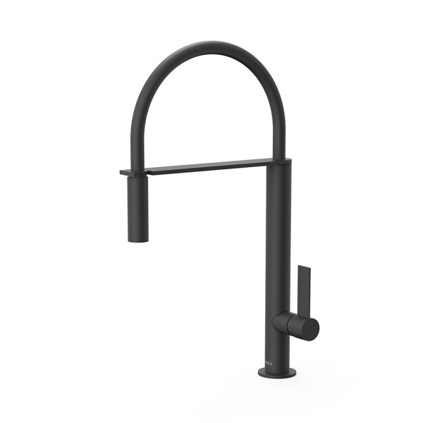 Змішувач для кухні Tres Kitchen (20548702NM) з гнучким виливом