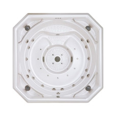 СПА басейн USSPA Rondo (Rondo GTT) (Gypsum, Teak, Thermowood)