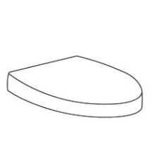Крышка для унитаза Oval (C511R seat cover)