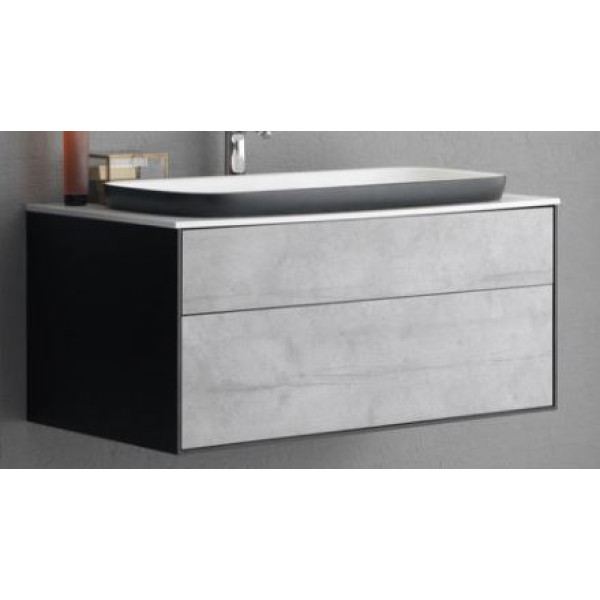 Тумба з умивальником Gloria OUG 100 BLC Black&White (560548)