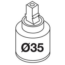 Картридж для змішувача Tres d35 (9134591)