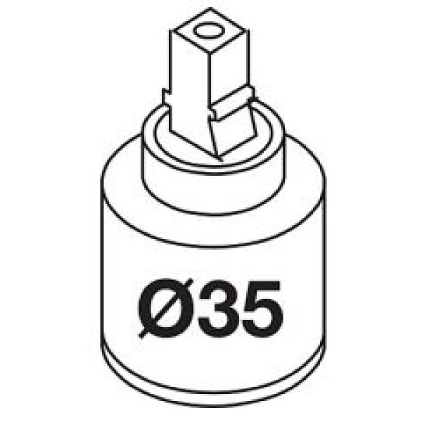 Картридж для змішувача Tres d35 (9134591)