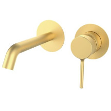 Змішувач для умивальника вбудований GRB Time Brushed Gold PVD (47534488)