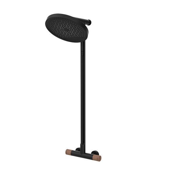 Душова стійка з термостатом GRB Gyro Cool Black-Nogal (90625929)