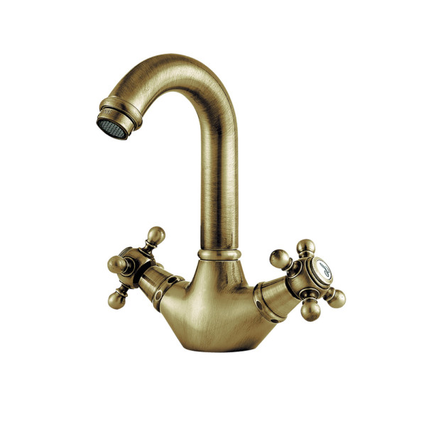 Змішувач для умивальника GRB Classical Old Brass (211199)