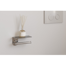 Тримач туалетного паперу з полицею Sonia Tecno Project Brushed Nickel (199020)