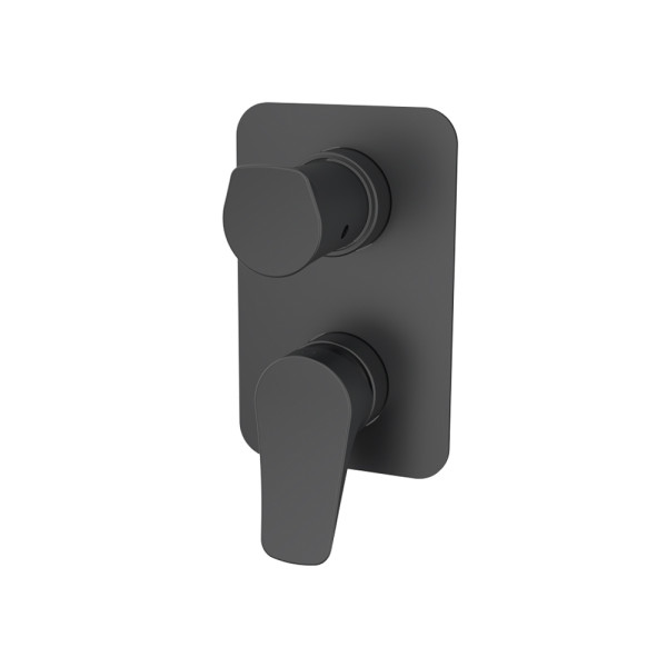 Вбудований змішувач з дивертором GRB Nava Metal Black PVD (66135692)