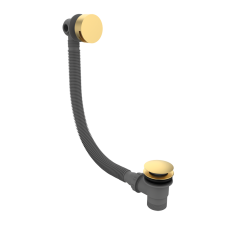 Злив-перелив для ванни з набором води GRB EterNice Brushed Gold (03027088)