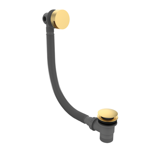 Злив-перелив для ванни з набором води GRB EterNice Brushed Gold (03027088)
