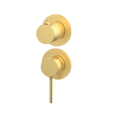 Вбудований змішувач з дивертором GRB Time Brushed Gold PVD, зовнішня частина (47247488)
