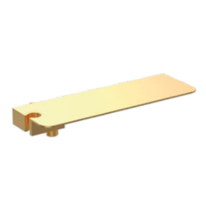 Вивід з тримачем для ручного душу та полицею GRB Hydro EterNice Brushed Gold PVD (00070055)