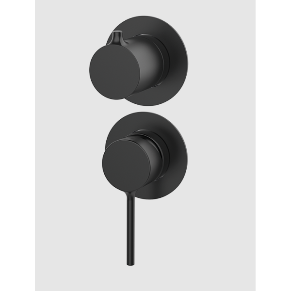 Вбудований змішувач з дивертором GRB Time Black (47245422)