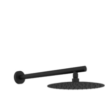 Душова лійка Slim + кронштейн GRB Metal Black PVD (05251292)