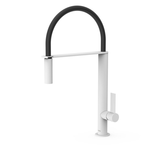 Змішувач для кухні Tres Kitchen (20548702BM) з гнучким виливом
