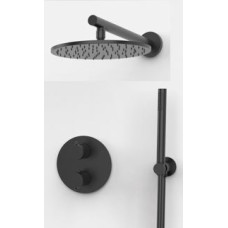 Душовий комплект з термостатом GRB Time Metal Black PVD (07047592)
