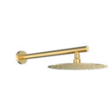Душова лійка Slim + кронштейн GRB Hydro EterNice Brushed Gold PVD (05515888)