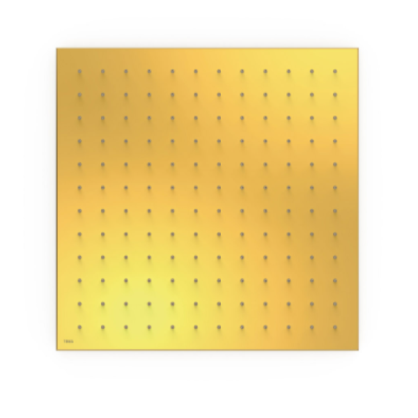Душевая лейка Tres Docce GOLD 24K 40,5х40,5 см (13495101OR)