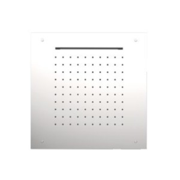 Душова лійка Quadro Batara GRB Hydro EterNice Stainless Steel PVD 430х430 мм (05387193)