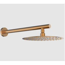 Душова лійка Slim + кронштейн GRB Hydro EterNice Brushed Gold PVD (05515888)