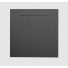 Душова лійка Quadro Batara GRB Hydro EterNice Metal Black PVD 430х430 мм (05387192)