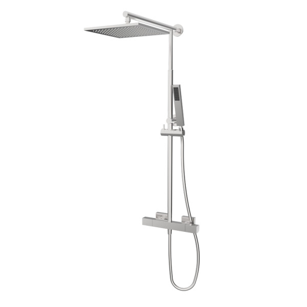 Душева стійка з термостатом телескопічна GRB Kala Stainless Steel PVD (60445693TLC)