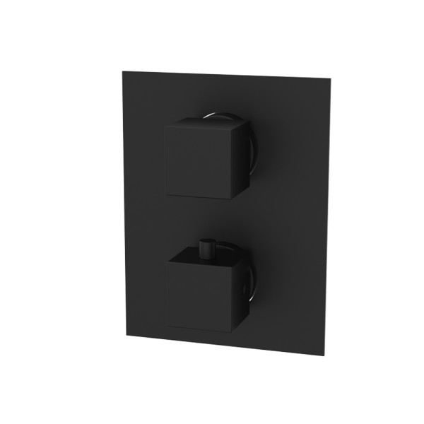 Змішувач вбудований з термостатом GRB Kala Black (60557020) зовнішня частина