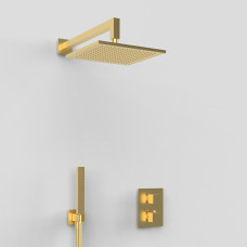 Душовий комплект з термостатом GRB Kala Brushed Gold PVD (07060588)