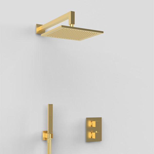 Душовий комплект з термостатом GRB Kala Brushed Gold PVD (07060588)
