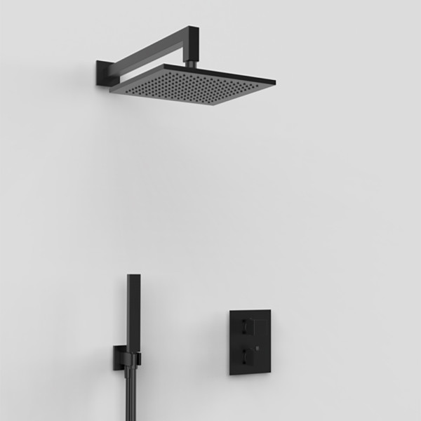 Душовий комплект з термостатом GRB Kala Metal Black PVD (07060592)