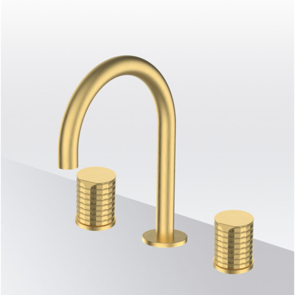 Змішувач для умивальника GRB Aura Brushed Gold PVD (75355388)
