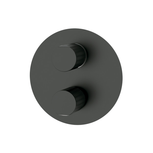 Змішувач вбудований із дивертором GRB Aura Metal Black PVD (75135792)