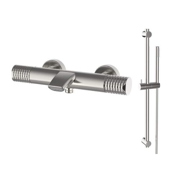 Змішувач для ванни GRB Aura Stainless Steel PVD (75309793)