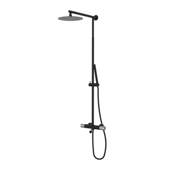 Душова стійка з термостатом GRB Aura Black (75450722)
