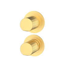 Змішувач вбудований із дивертором GRB Aura Brushed Gold PVD (75247688) зовнішня частина