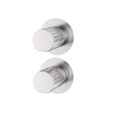 Змішувач вбудований із дивертором GRB Aura Stainless Steel PVD (75247693) зовнішня частина