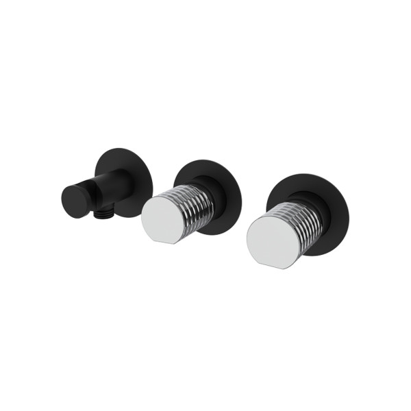 Змішувач вбудований з дивертором GRB Aura Black (75735422)