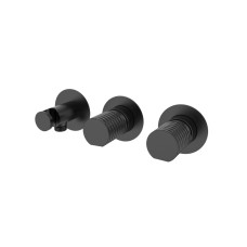 Змішувач вбудований з дивертором GRB Aura Metal Black PVD (75347292) зовнішня частина