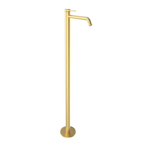 Змішувач для умивальника підлоговий GRB Time Brushed Gold PVD (47459488)