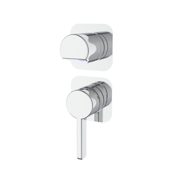 Змішувач вбудований з дивертором GRB Axis Chrome (74235600)